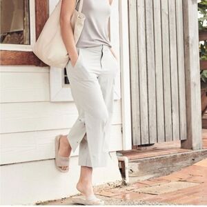 Athleta Tribeca Crop Pant Tern Grey Size 2 Wide Leg